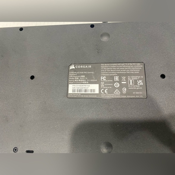 Corsair K55 RGB PRO Wired Gaming Keyboard - Black (CH-9226765-NA) Works - Picture 4 of 4